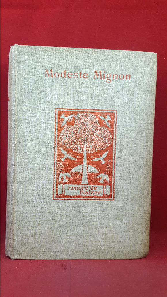 Honore De Balzac - Modeste Mignon, George Routledge, 1888, First UK Edition