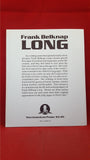 Frank Belknap Long - Escape From Tomorrow, Necronomicon Press, 1995, First Printing