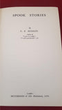 E F Benson - Spook Stories, Hutchinson, no date c1934