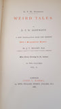 E T W Hoffmann - Weird Tales Volume I & II, John C Nimmo, 1885, Limited