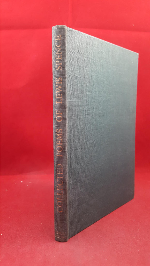 Lewis Spence - Collected Poems, Serif Books, 1953, First Edition, Inscribed, Signed