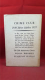 Ngaio Marsh - Scales of Justice, The Crime Club, 1955
