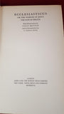 C Lewis Hind -Ecclesiasticus or The Wisdom Of Jesus, The Bodley Head, 1927, First Edition