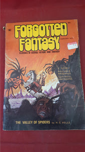 Forgotten Fantasy  Volume 1 Number 3 - February 1971 - H G Wells-The Valley Of Spiders
