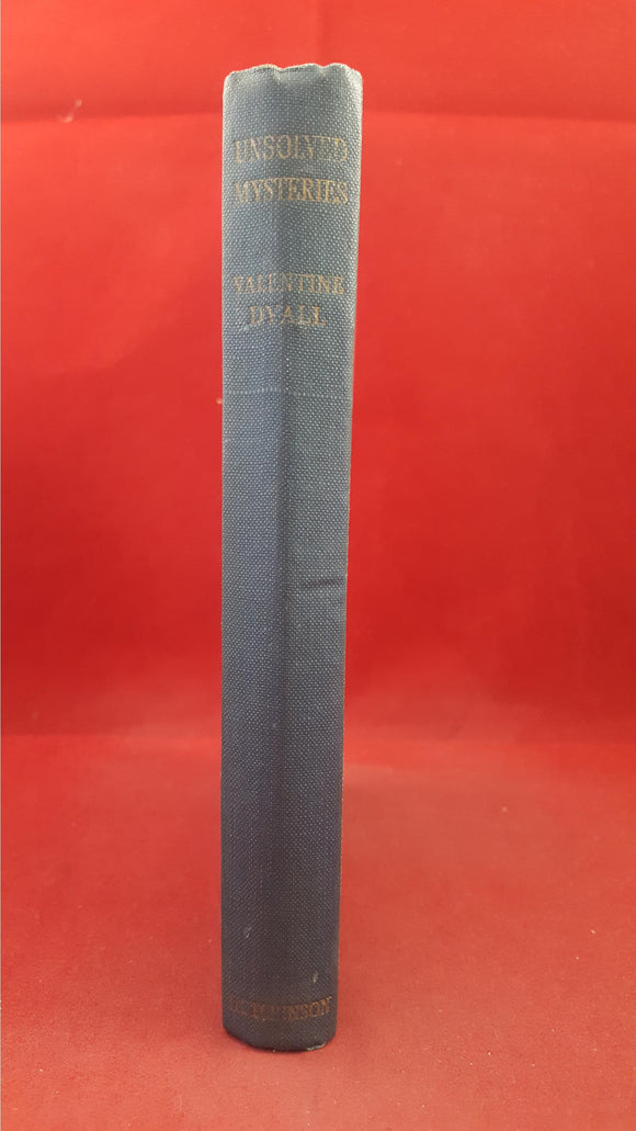Valentine Dyall - Unsolved Mysteries, Hutchinson, 1954