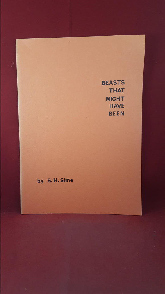 S H Sime - Beast That Might Have Been, Ferret Fantasy, 1974, First Edition, Limited