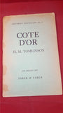 H M Tomlinson - Cote D'Or, Criterion Miscellany No. 2, Faber & Faber, 1929