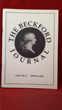 Jon Millington -The Beckford Journal, Vol 7 2001, Vol 11 2005, Vol 15 2009, First Editions