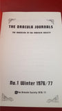 The Dracula Journals Volume 1 Number 1, 1976/77 - The Magazine of the Dracula Society