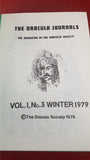 The Dracula Journals Volume 1 Number 3, 1979 - The Magazine of the Dracula Society