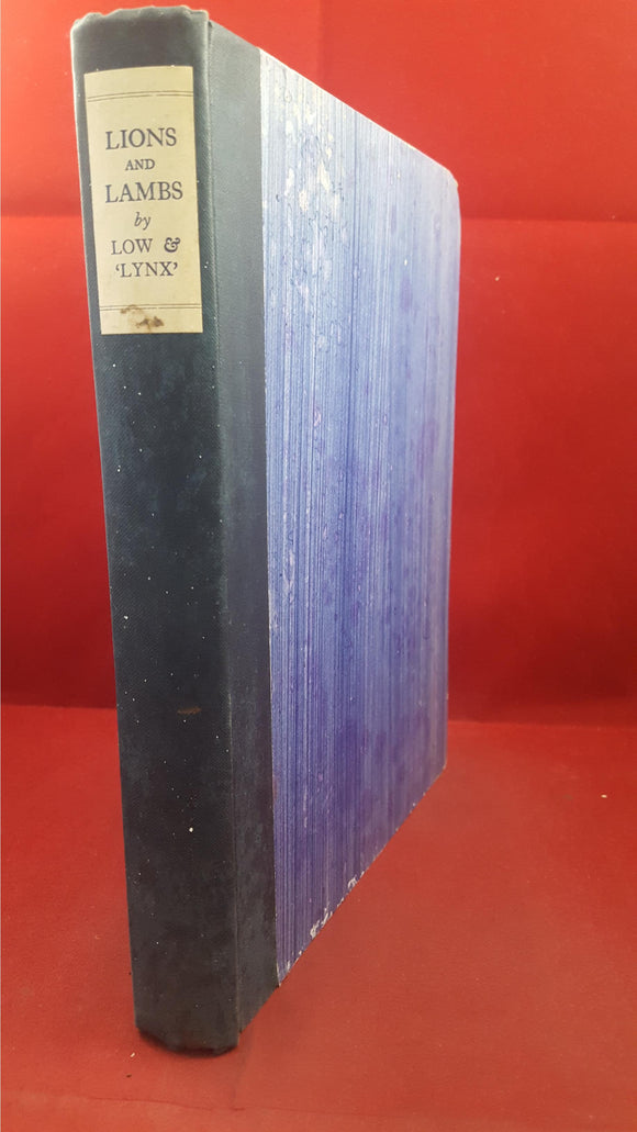 Low & Lynx - Lions and Lambs, Harcourt Brace, no date, First US Edition