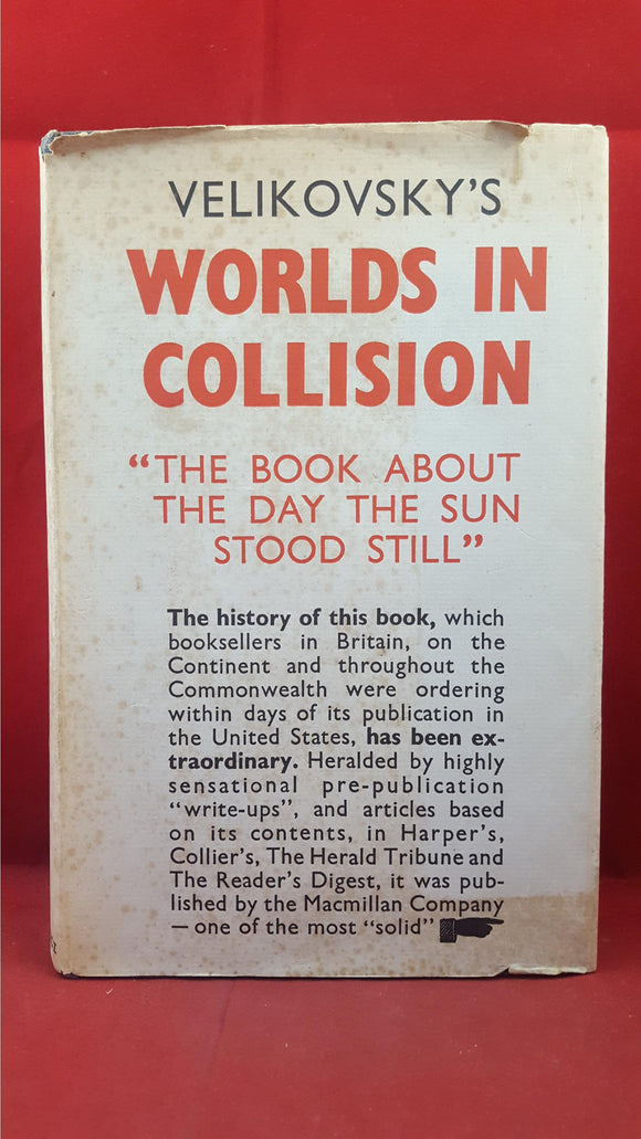 Immanuel Velikovsky - Worlds In Collision, Victor Gollancz, 1950