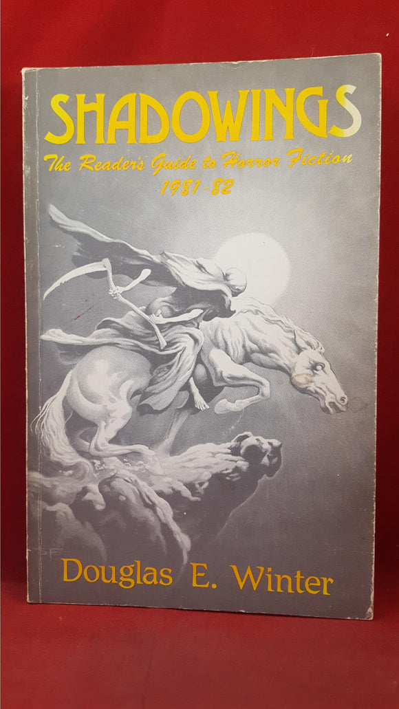 Douglas E Winter - Shadowings, Starmont House, 1983, Inscribed, Signed