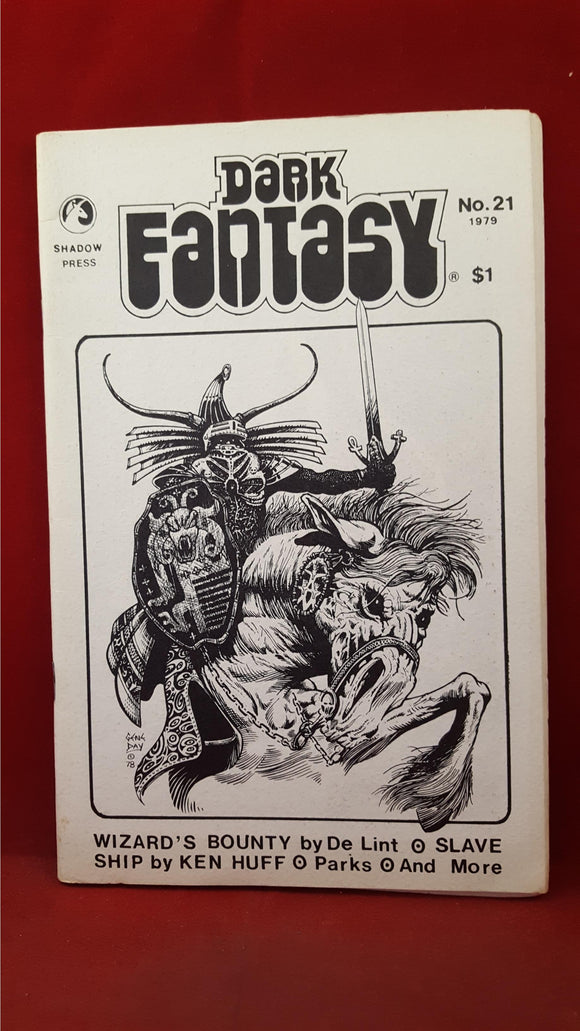 Dark Fantasy Volume 6 Number 21, 1979, Howard E Day, Shadow Press