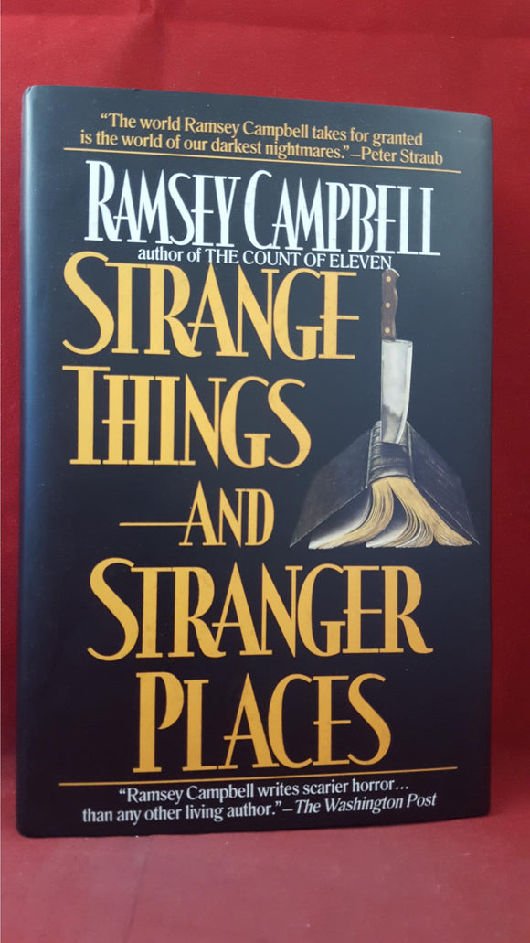 Ramsey Campbell - Strange Things and Stranger Places, TOR, 1993, First Edition