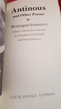 Montague Summers - Antinous & other Poems, Cecil Woolf, 1995, First Edition