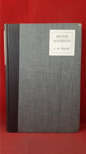 E H Visiak - Milton Agonistes A Metaphysical Criticism, A M Philpot, 1922
