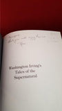 Edward Wagenknecht - Washington Irving's Supernatural, Stemmer, 1982, 1st Edition