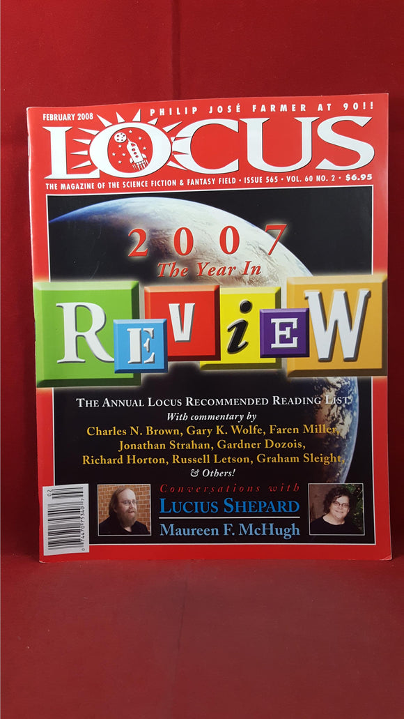 Charles N Brown - Locus  February 2008 Issue 565 Volume 60 Number 2