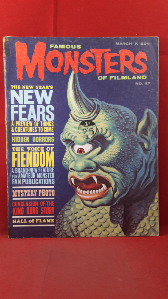 Famous Monsters Of Filmland Number 27 March 1964