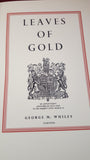 George M Whiley-Leaves Of Gold History of the Craft Goldbeating, Limited Private Edition