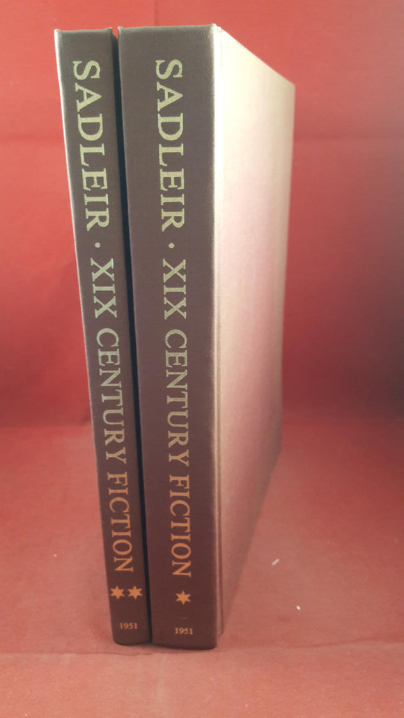 Michael Sadleir -XIX Century Fiction A Bibliographical Record, Volume I & II, 1951, Limited