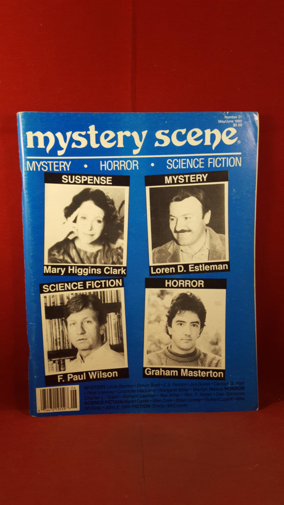 Mystery Scene Number 21 May/June 1989, Mystery - Horror - Science Fiction