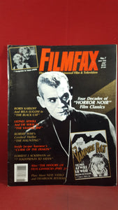 Filmfax, 5 magazines of Unusual Film & Television 1987, 1988, 1992, 1995