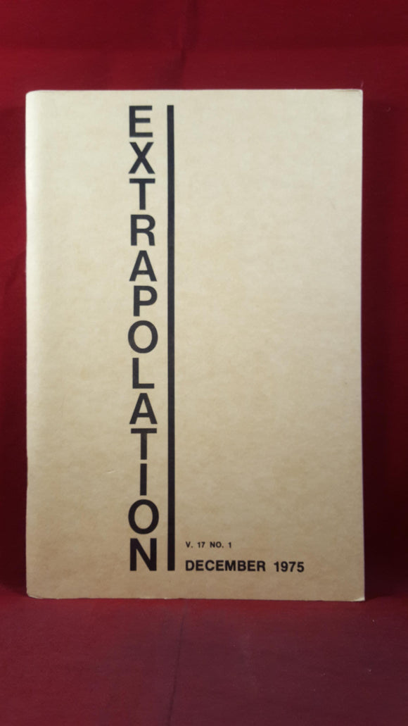 Thomas D Clareson - Extrapolation Volume 17 Number 1 December 1975