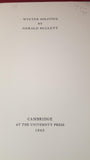Gerald Bullett - Winter Solstice, Cambridge University Press, 1943, Signed