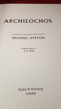 Michael Ayrton - Archilochos, Secker & Warburg, 1977