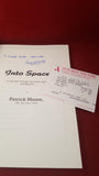 Patrick Moore - Into Space, CMP Publishing, 1997, Signed, Inscribed