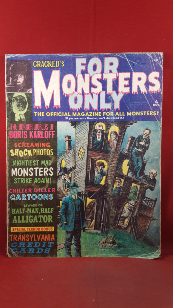 Joe Kiernan - For Monsters Only Volume 1 Number 3 November 1966