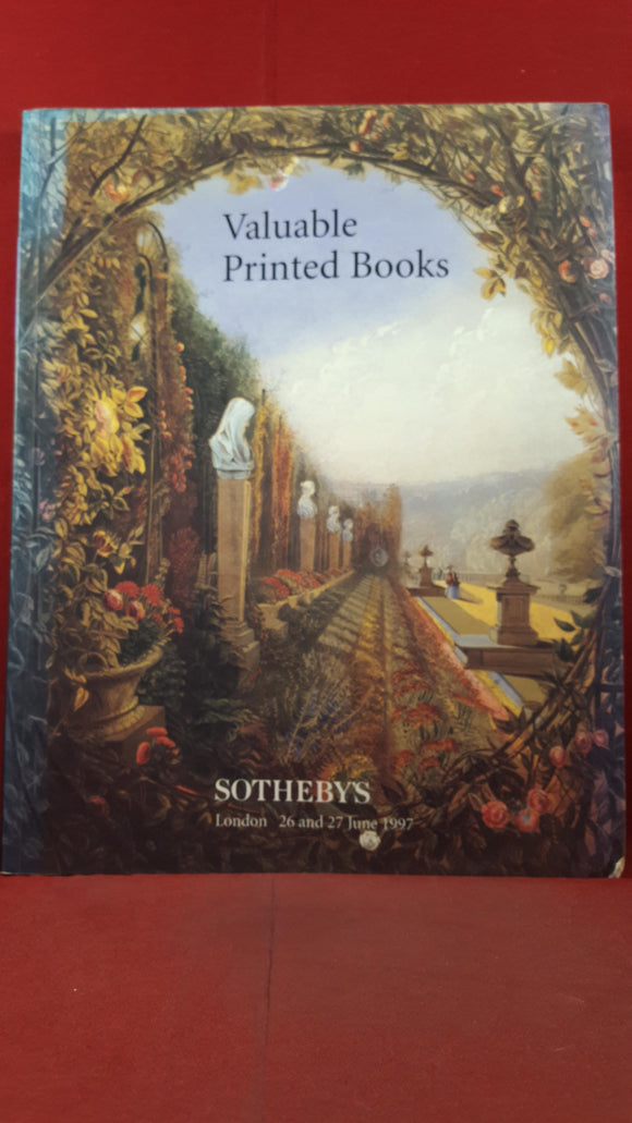 Valuable Printed Books 26 & 27 June 1997, Sotheby's