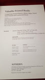 Valuable Printed Books 26 & 27 June 1997, Sotheby's