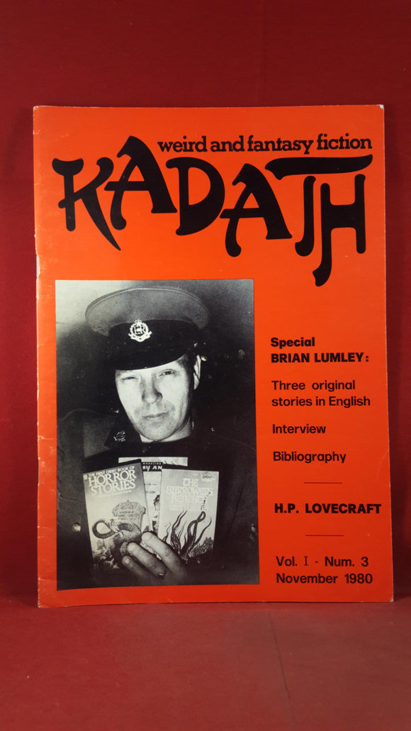 Kadath - weird & fantasy fiction Volume 1 Number 3 November 1980, Limited