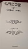 George Locke -A Spectrum of Fantasy Volume 1,2 & 3, 1980, First Editions, Signed, Limited