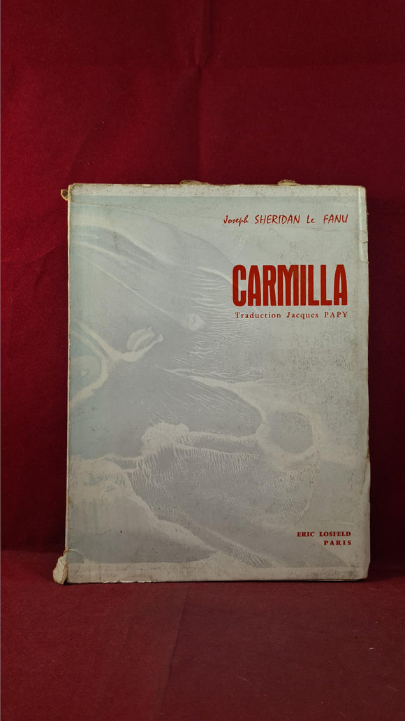 Joseph Sheridan le Fanu - Carmilla, Eric Losfeld, 1961, French paperback