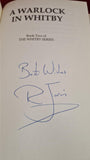 Robin Jarvis - A Warlock In Whitby, Simon & Schuster Young, 1992, Signed