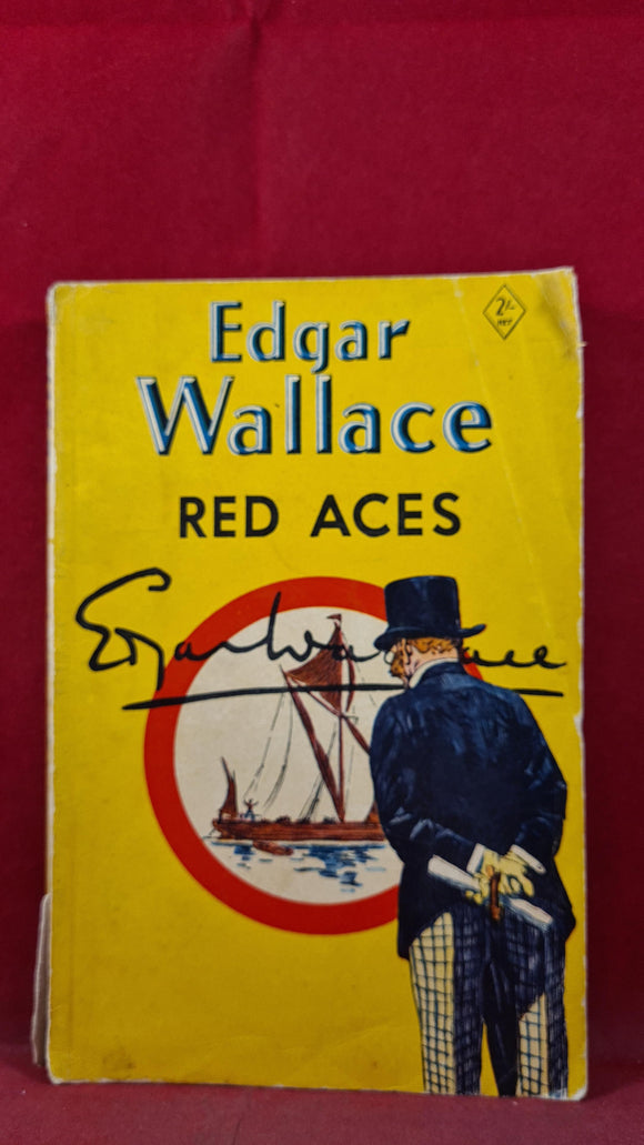 Edgar Wallace - Red Aces, Hodder & Stoughton, 1953, Paperback