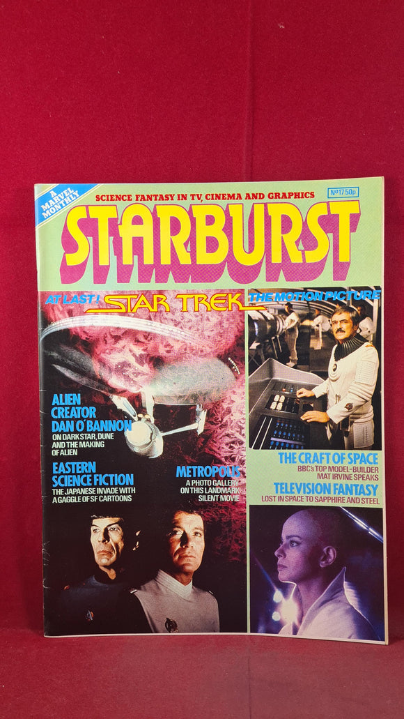 Starburst Volume 2 Number 5 1979, Marvel Comics, Star Trek