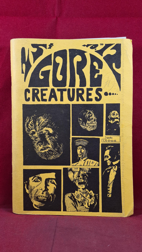 Gore Creatures 12 Volume 3 Number 2 September 1967, Inscribed, Signed