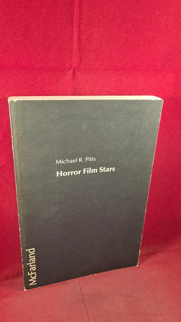 Michael R Pitts - Horror Film Stars, McFarland, 1981, Paperbacks