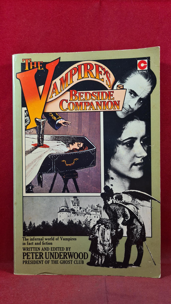 Peter Underwood - The Vampire's Bedside Companion, Coronet, 1976, Signed, Inscribed