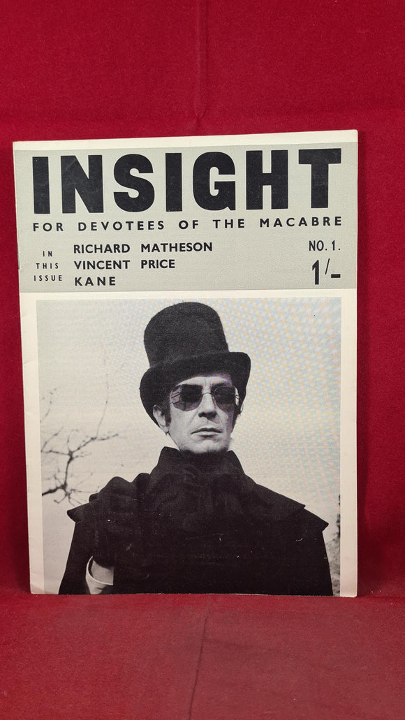 Insight   For Devotees of the Macabre Number 1 & Number 2 1965