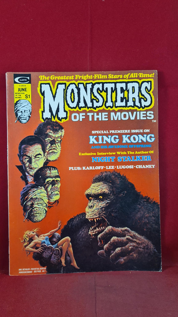 Monsters Of The Movies  Number 1 June 1974