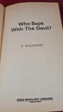 P McCartney - Who Sups with the Devil? New English, 1975, First Paperbacks Edition
