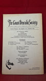 The Count Dracula Society Quarterly, The Magazine of the Gothick Arts, 1969?