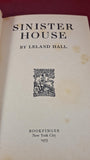 Leland Hall - Sinister House, Bookfinger, 1975