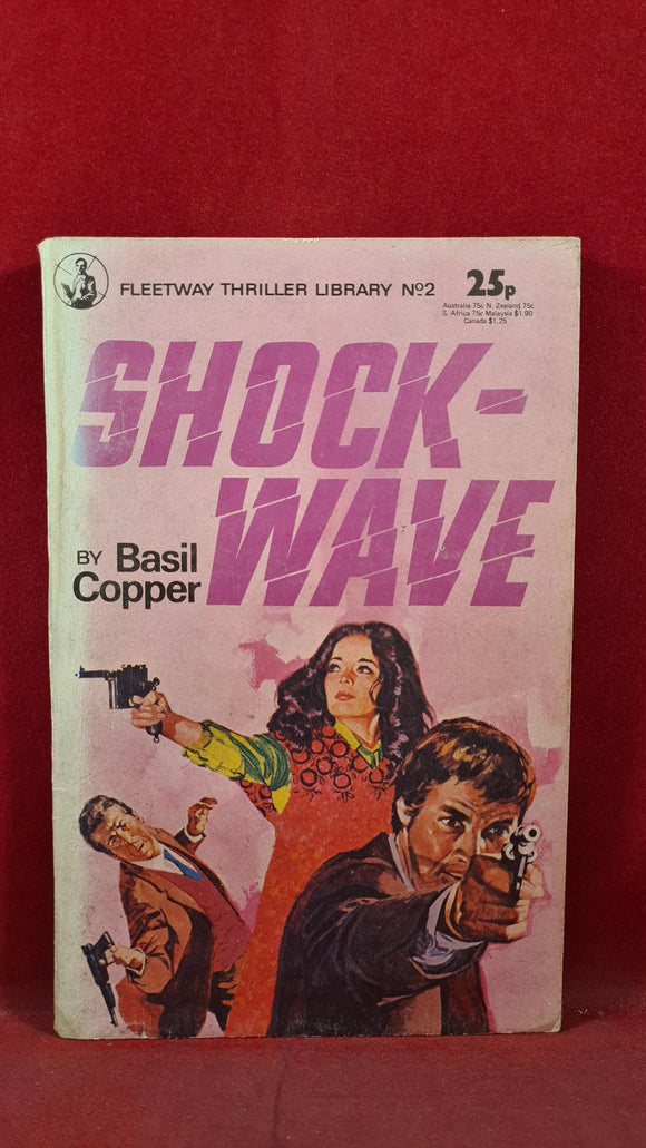 Basil Copper - Shock-Wave, Fleetway Thriller Library No.2, 1977, Paperbacks